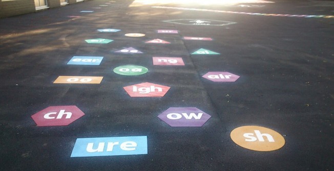 Outdoor Phonics Games in Newtown